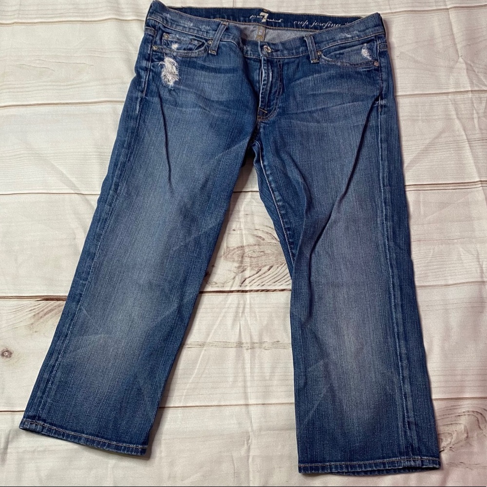 7 For All Mankind Crop Josefina Jeans